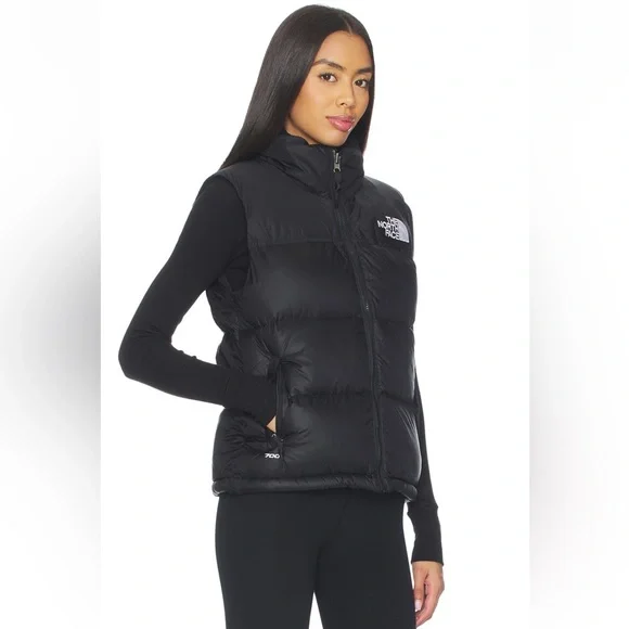 North face black 1996 retro nuptse vest in black puffer - Picture 5 of 8